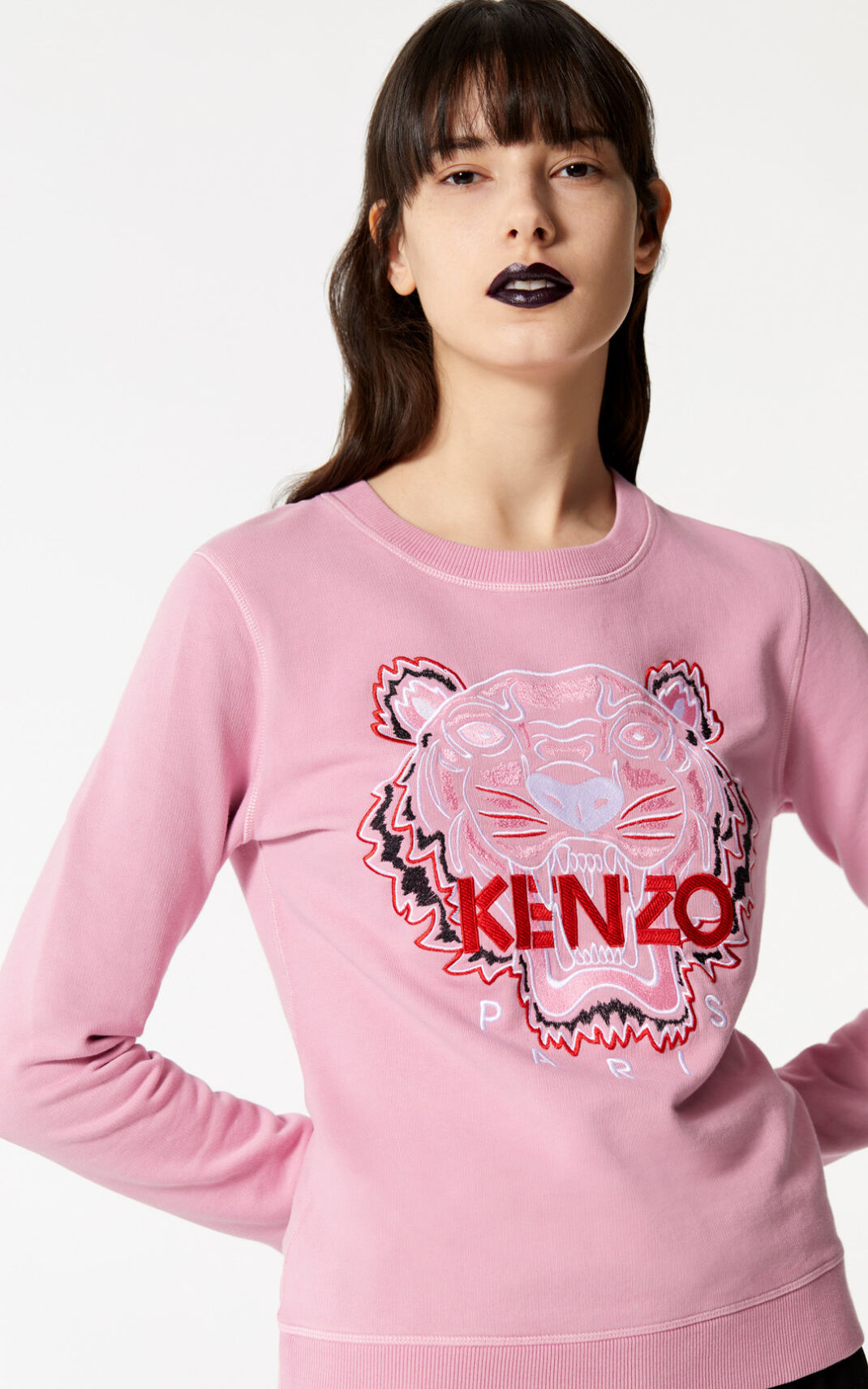 Kenzo Bleached Tiger Sweatshirt Dam | 40573-NRQI